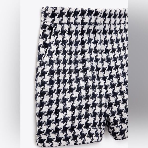 Zara Co-Ord Set Textured Bomber Shorts New - Picture 9 of 12